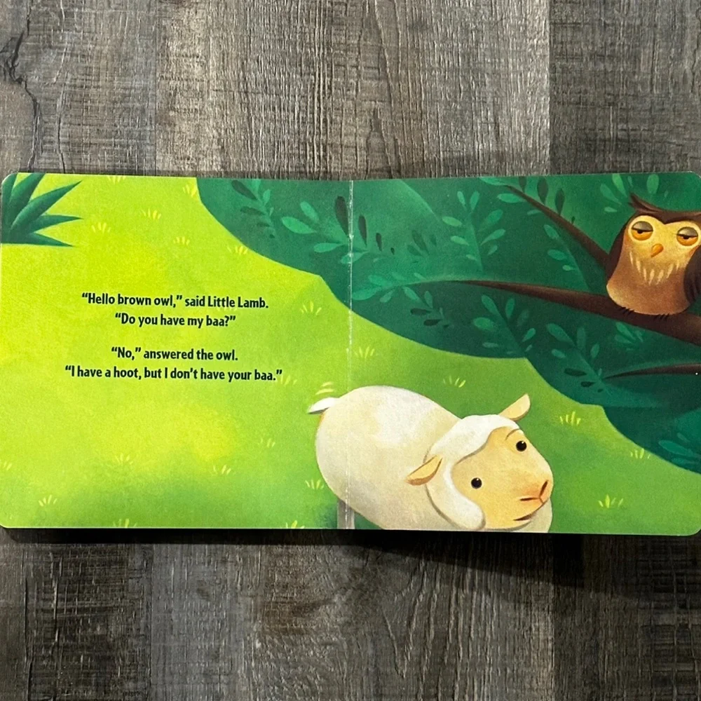 💞 “Who Says Baa?” Children’s 3D Animal Sounds Board Book